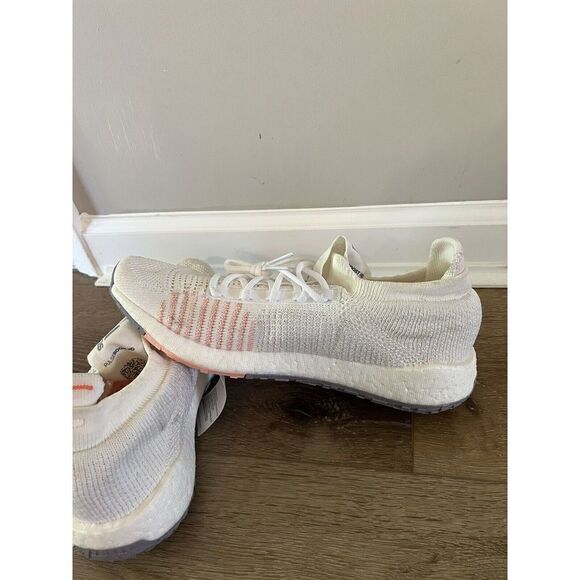 Adidas Womens Pulseboost white Pink Orchid Running Shoe Size 11 Comfortable - Picture 6 of 8